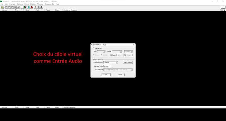 Choix de l'interface Audio